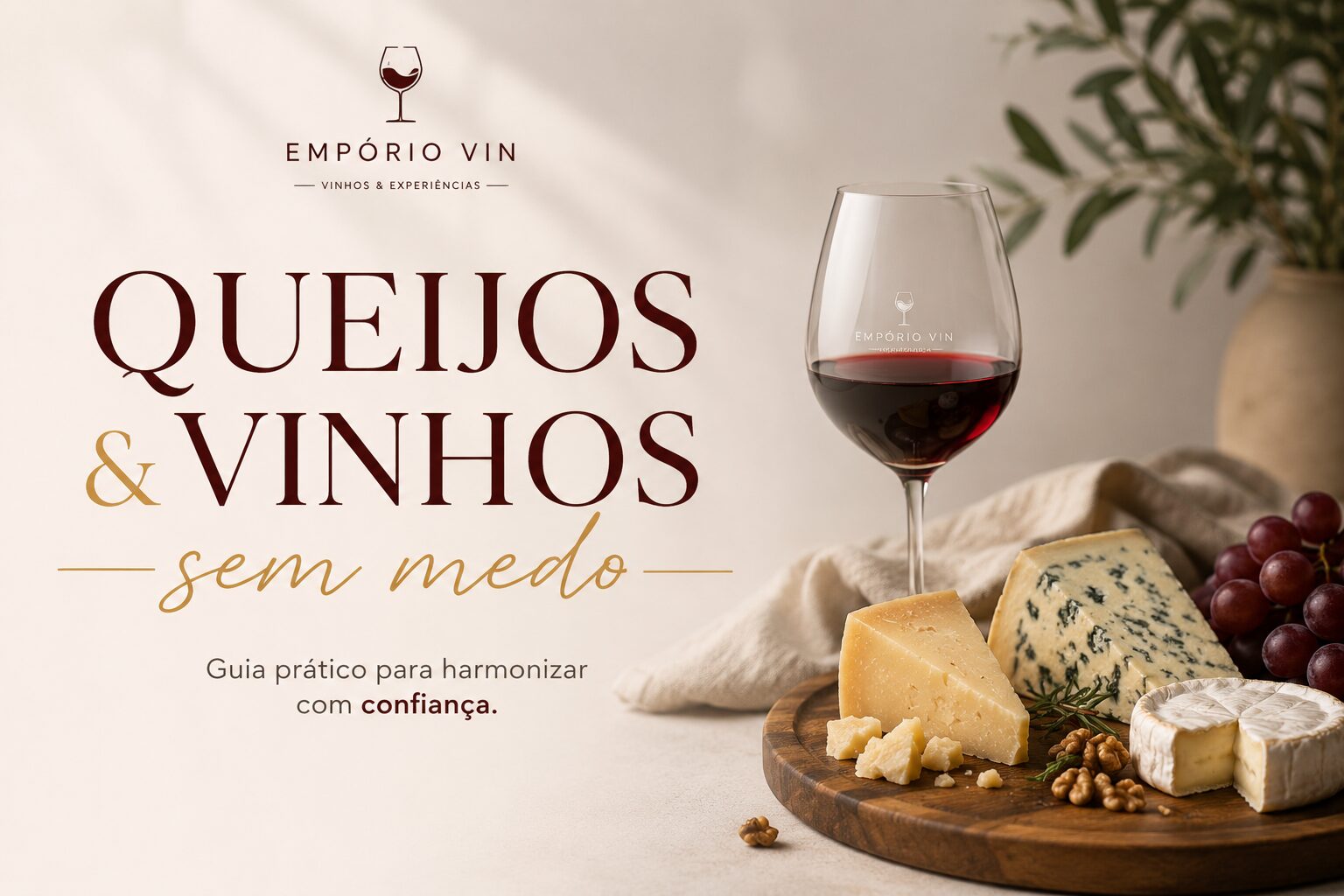 E-book Queijos e Vinhos Sem Medo