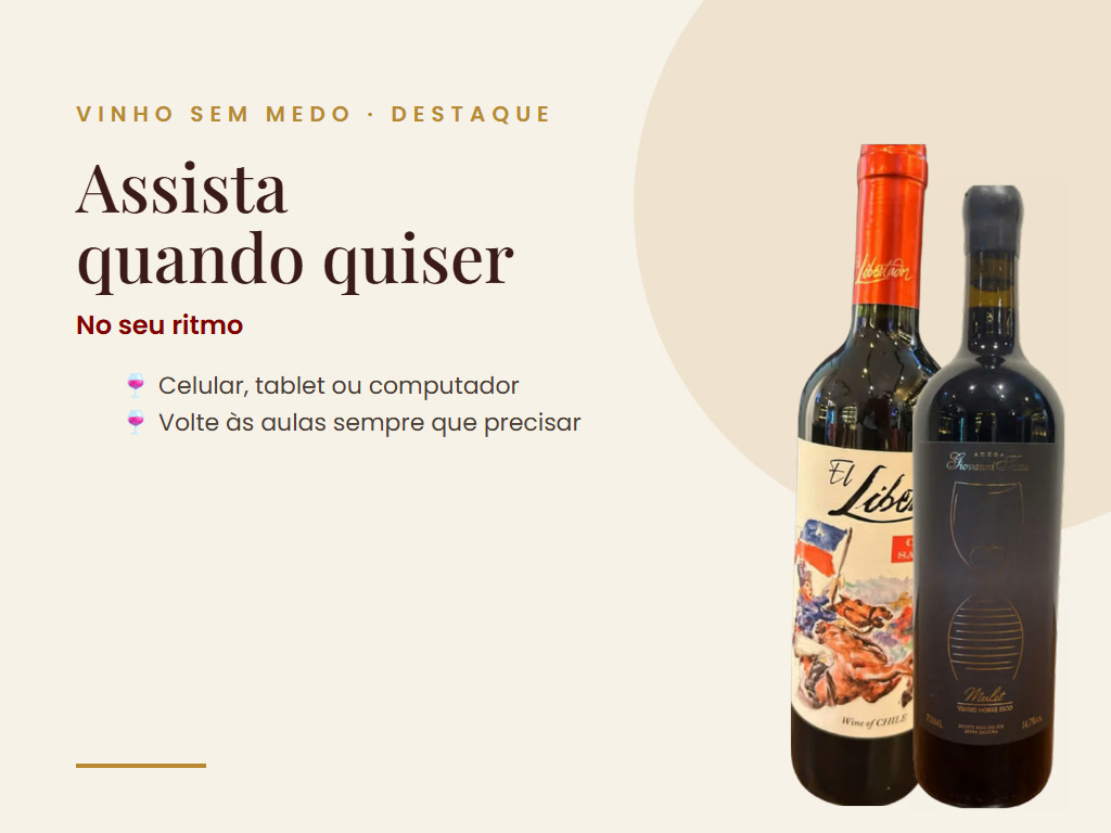 Vinho Sem Medo - Assista quando quiser